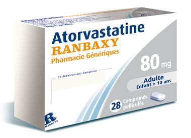 ATORVASTATINE RANBAXY PHARMACIE GÉNÉRIQUES ATORVASTATINE RANBAXY PHARMACIE GÉNÉRIQUES